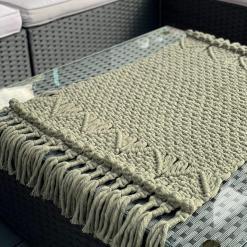 Großer Makramee Teppich "Garden"