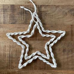 Makramee-Stern „Helix“