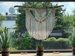 Großer Makramee Wandbehang "Ibiza"