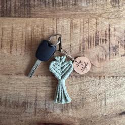 Schlüsselanhänger „Herz“ mit Namen, Valentinstag